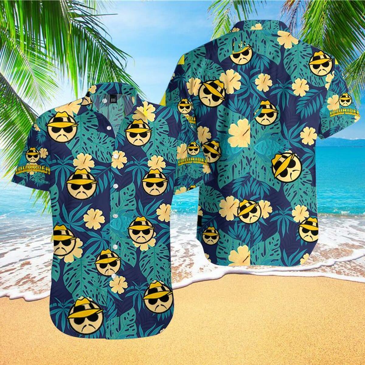 Lowrider Hawaiian Shirt Beach Summer Outfit