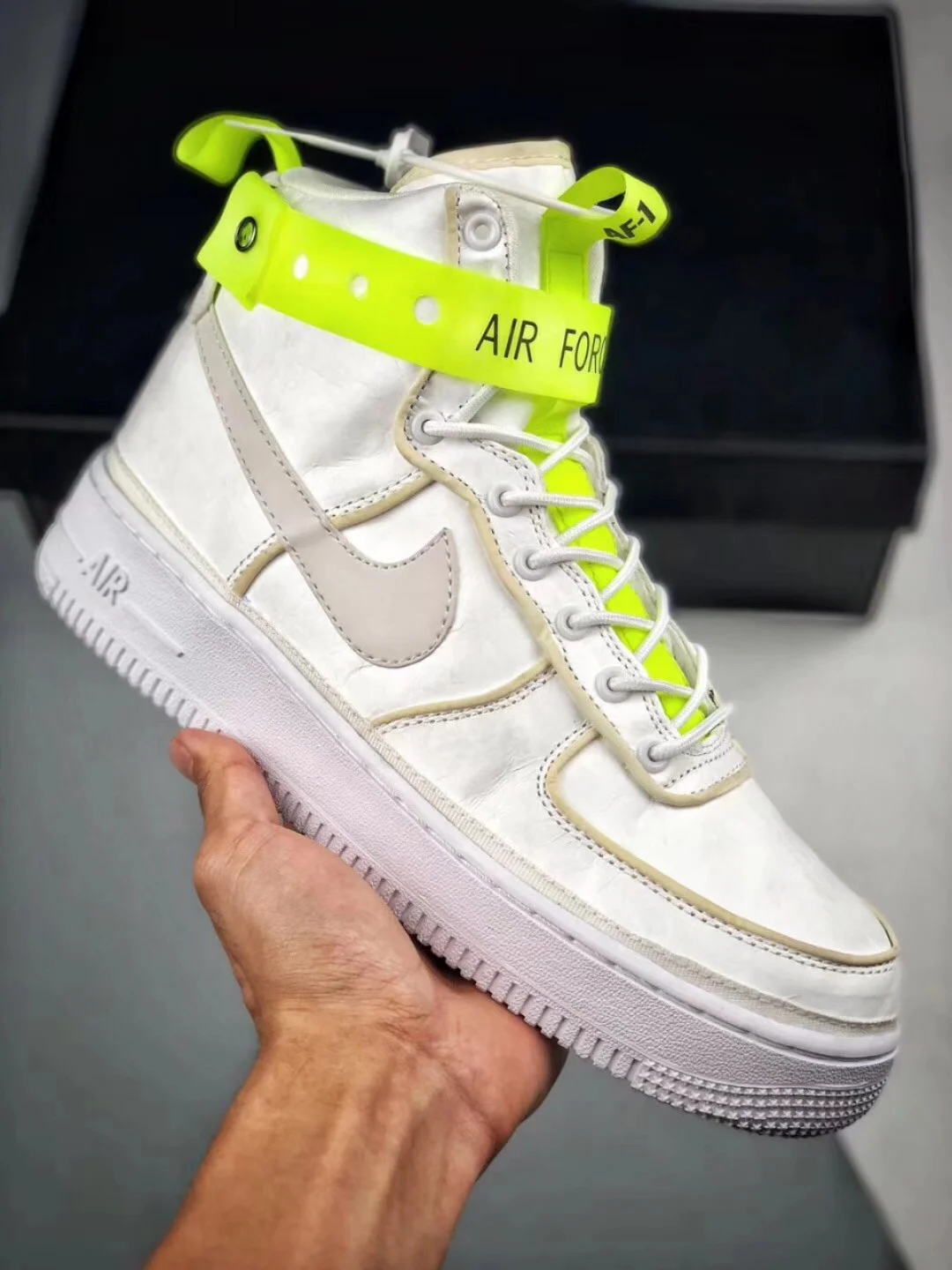 Magic Stick x Nike Air Force 1 High VIP 573967-101 For Sale