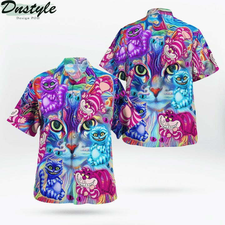 Magical Cheshire Cats Hawaiian Shirt