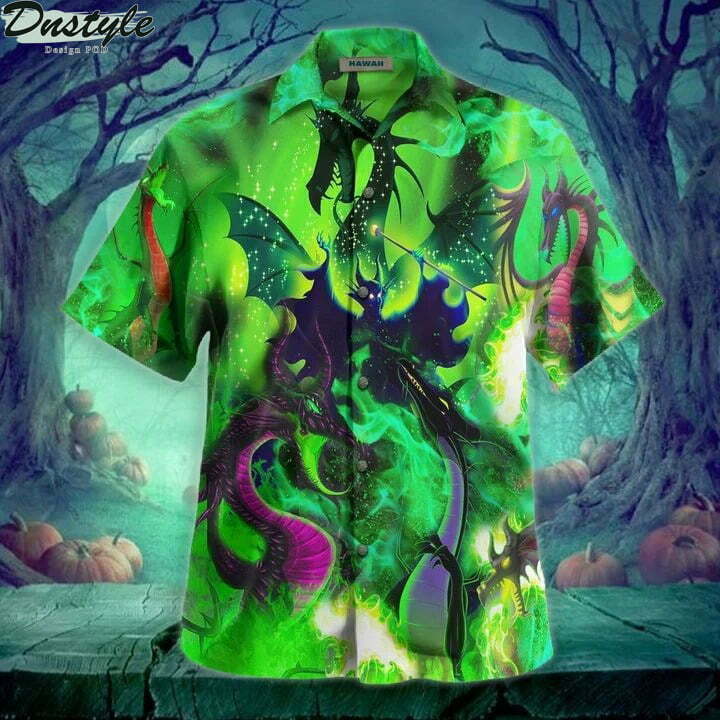 Maleficent Dragon Hawaiian Shirt Summer Outfit Beach