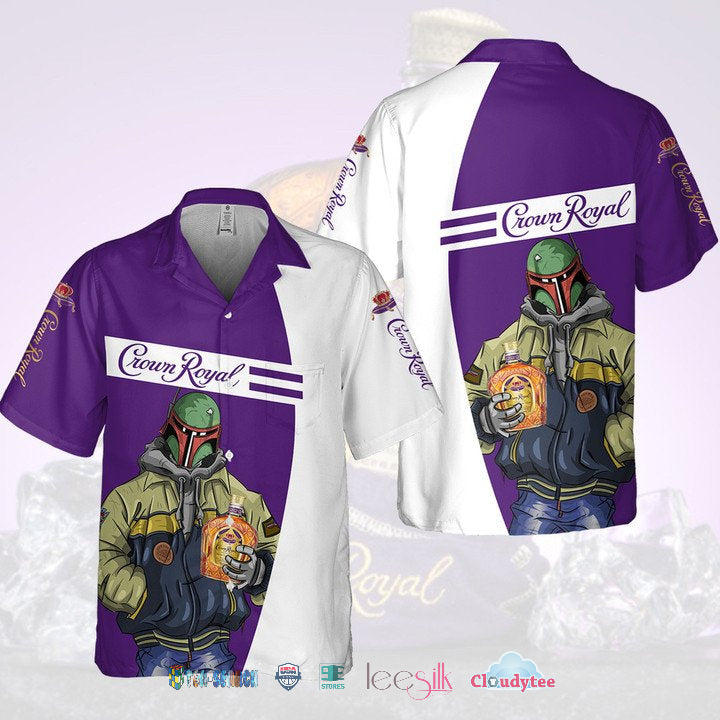 Mandalorian And Crown Royal Hawaiian Shirt