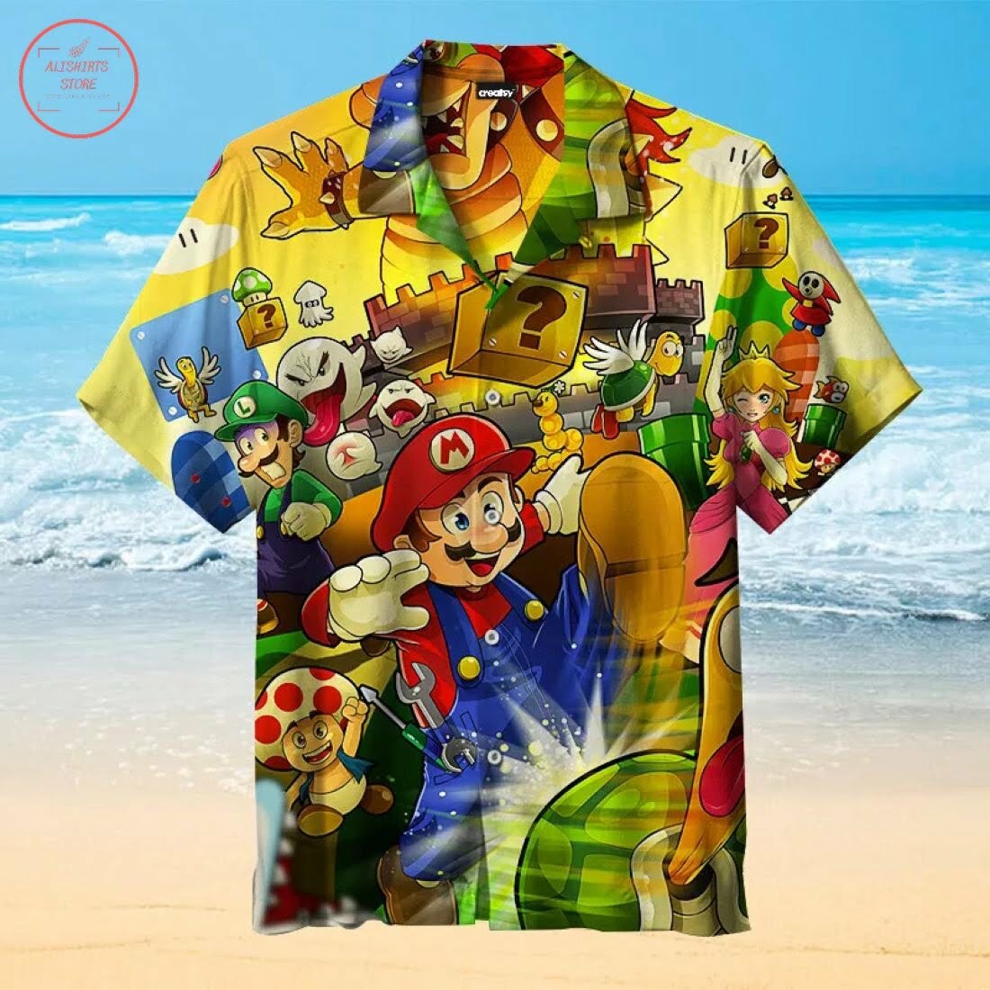 Mario Universal Hawaiian Shirt Outfit Beach Summer