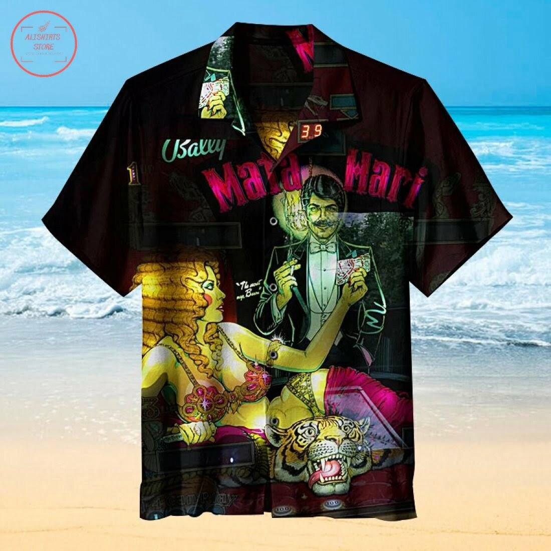 Mata Hari Pill Hawaiian Shirt Outfit Beach Summer