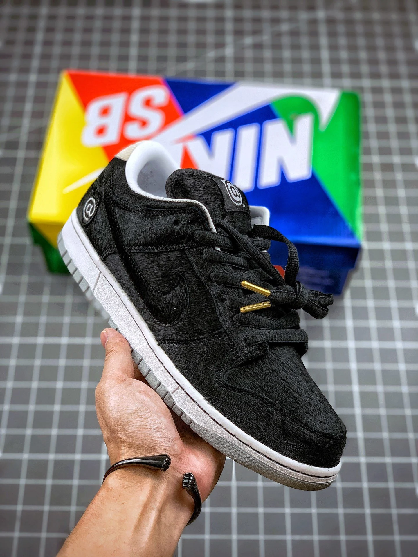 Medicom Toy x Nike SB Dunk Low BE@RBRICK For Sale