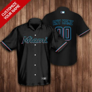 Miami Marlins Hawaiian Shirt Summer Outfit Beach