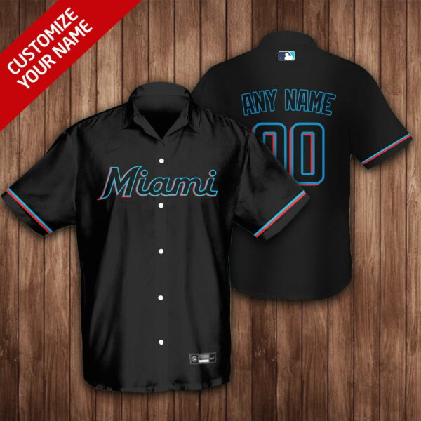 Miami Marlins Hawaiian Shirt Summer Outfit Beach