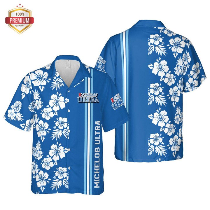 Michelob Ultra Superior Light Beer Hawaiian Shirt