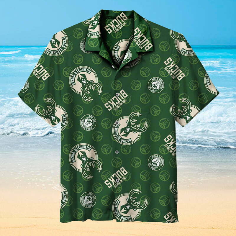 Milwaukee Bucks Hawaiian Shirt Outfit Summer Beach