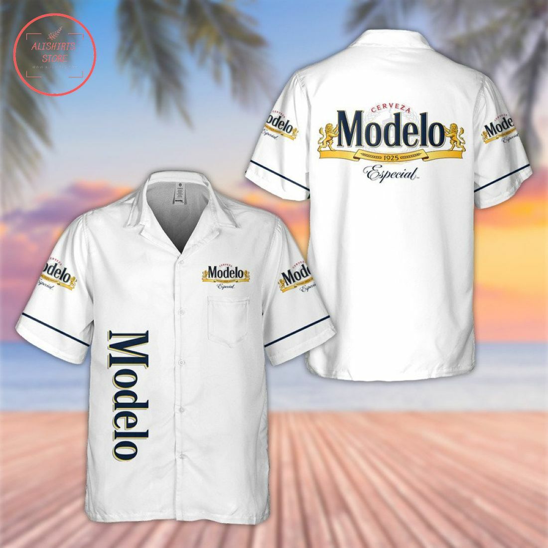 Modelo Especial Beer Hawaiian Shirt