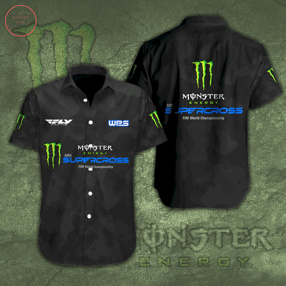 Monster Energy Am Supercross Championship Hawaiian Shirt