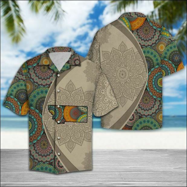 Montana Mandala Hawaiian Shirt Summer Beach Outfit