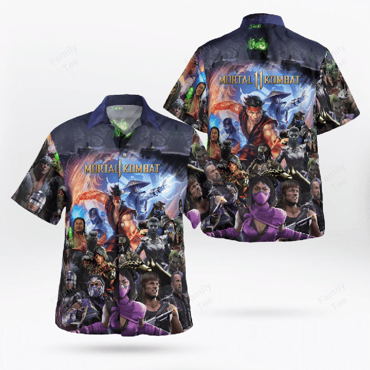 Mortal Kombat Hawaiian Shirt Summer Beach Outfit