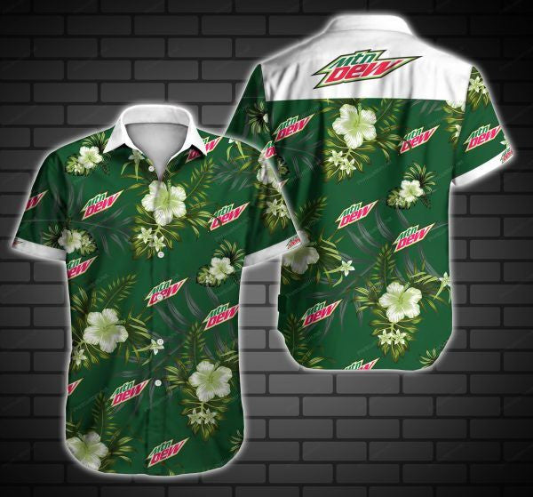 Mountain Dew Hawaiian Shirt Summer Outfit Beach