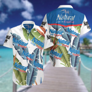 Natural Light Beer Hawaiian Shirt