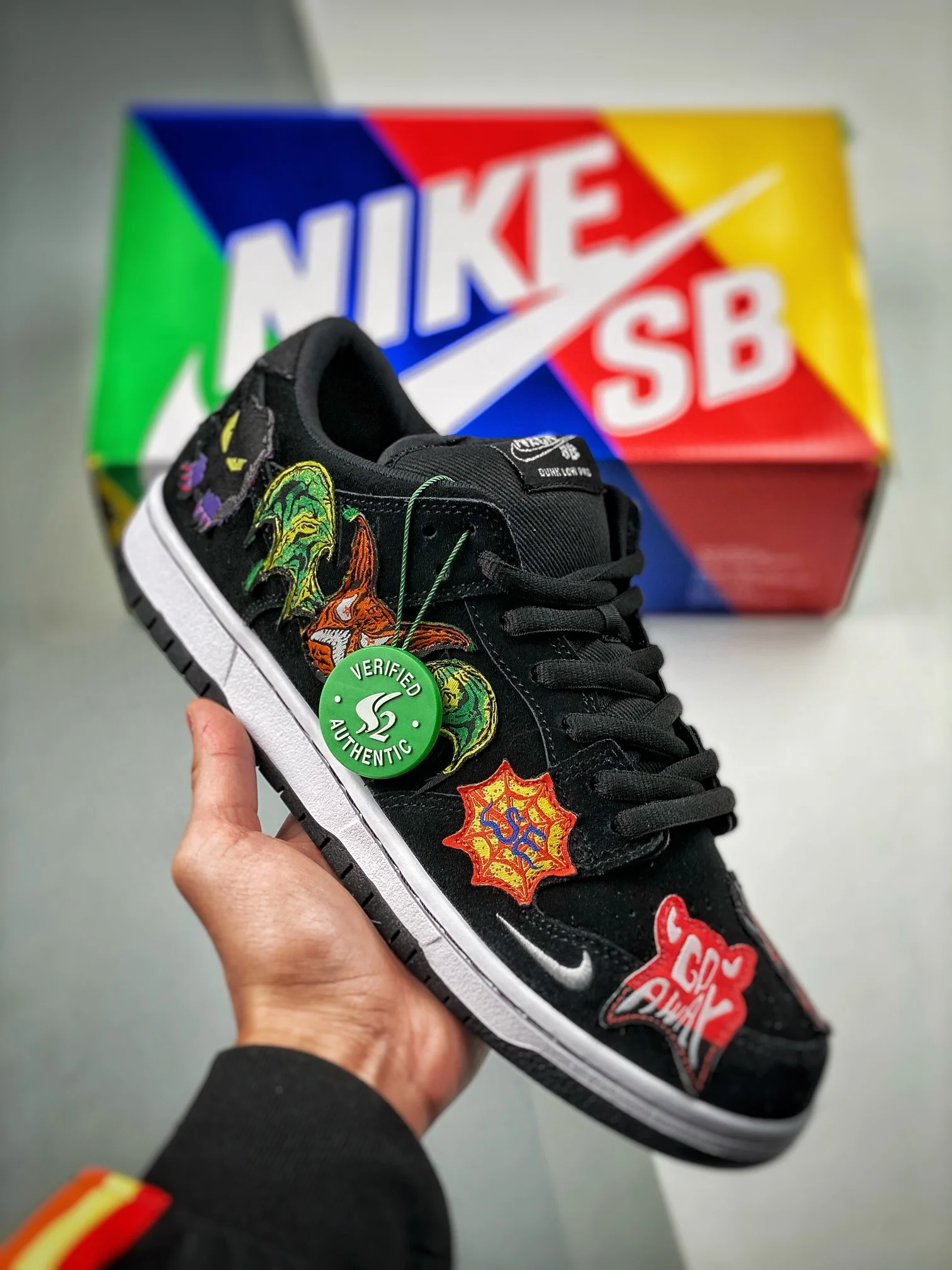 Neckface x Nike SB Dunk Low Black White DQ4488-001 For Sale