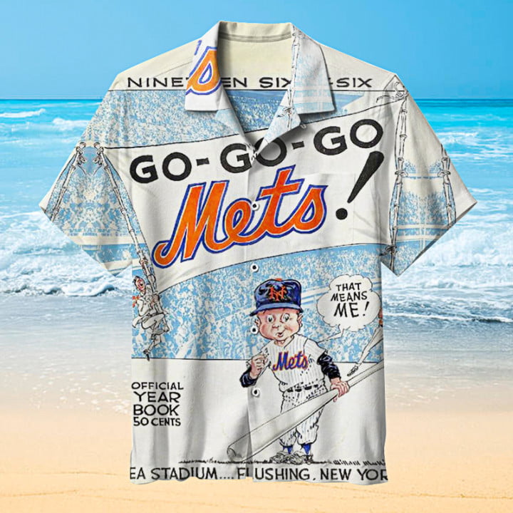 New York Mets Hawaiian Shirt Beach Outfit Summer