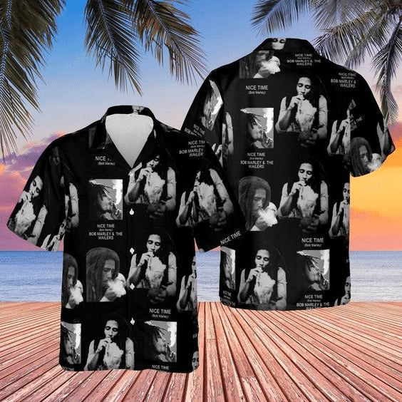 Nice Time Bob Marley The Wailers Hawaiian Shirt