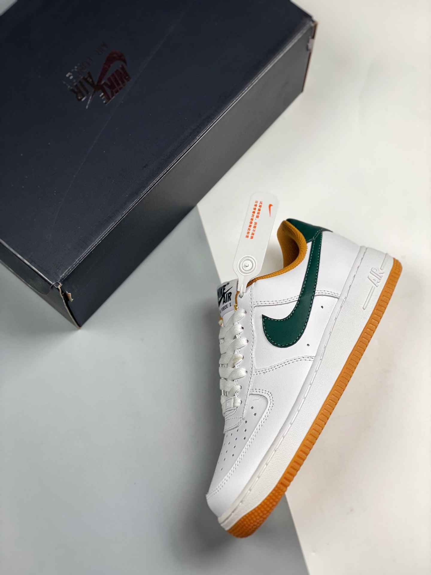 Nike Air Force 1 07 LX White Yellow Green For Sale