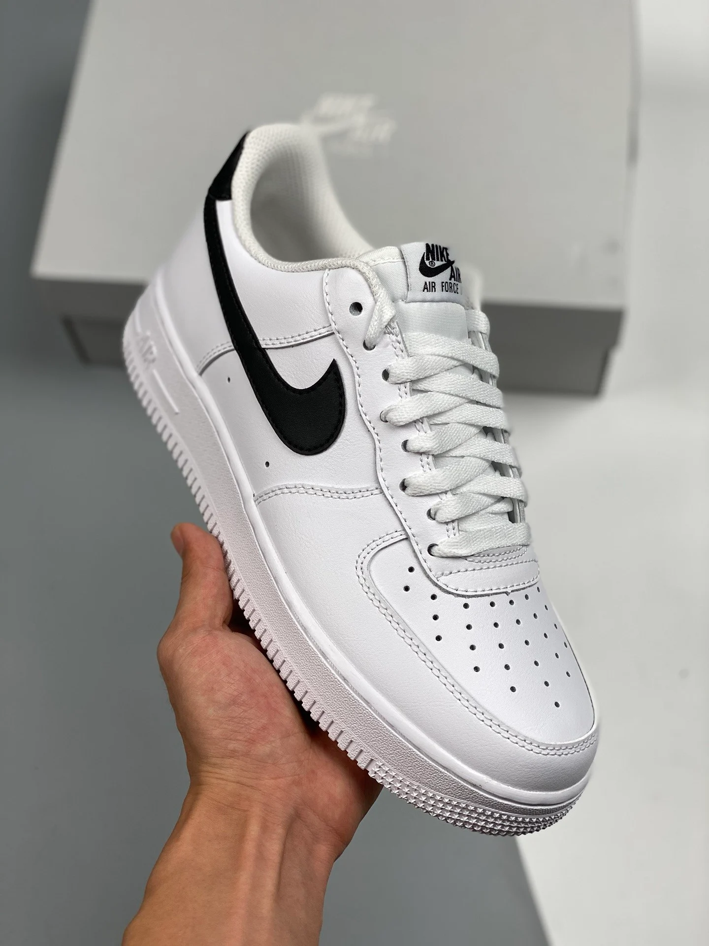 Nike Air Force 1 07 White Black For Sale