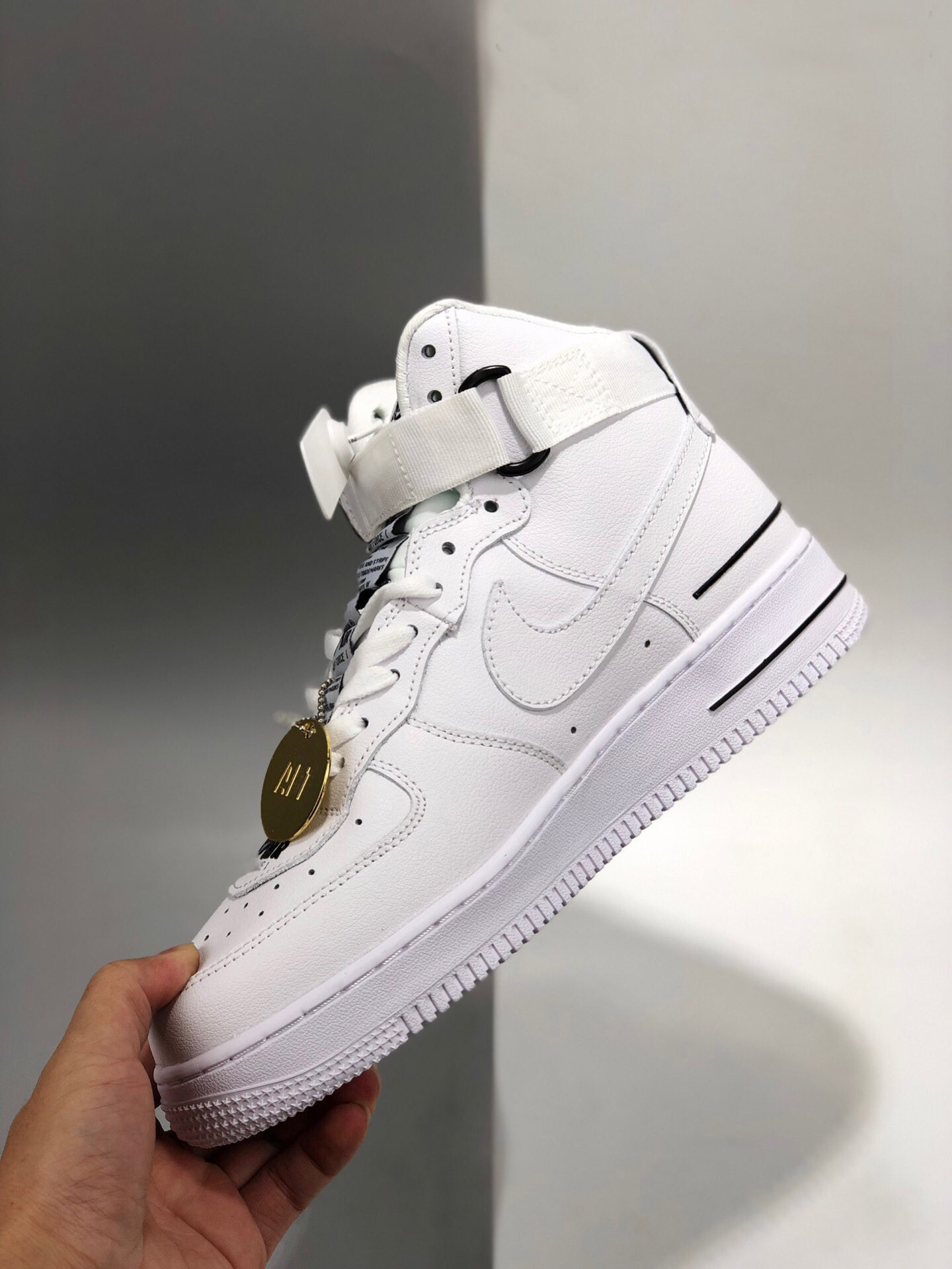 Nike Air Force 1 High 07 LV8 3 White Black CJ1385-100 For Sale