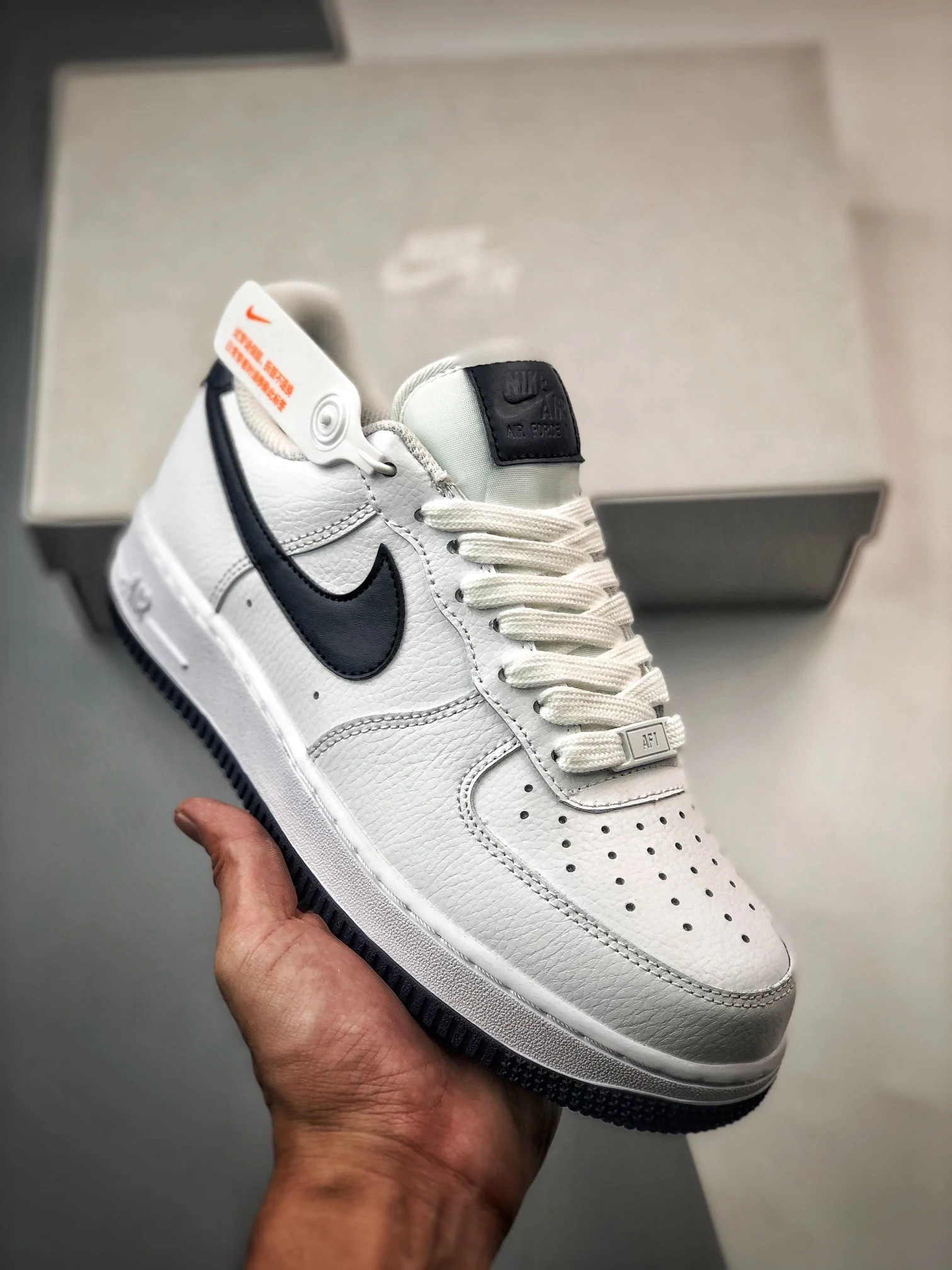 Nike Air Force 1 Low 07 White Obsidian AH0287-108 For Sale