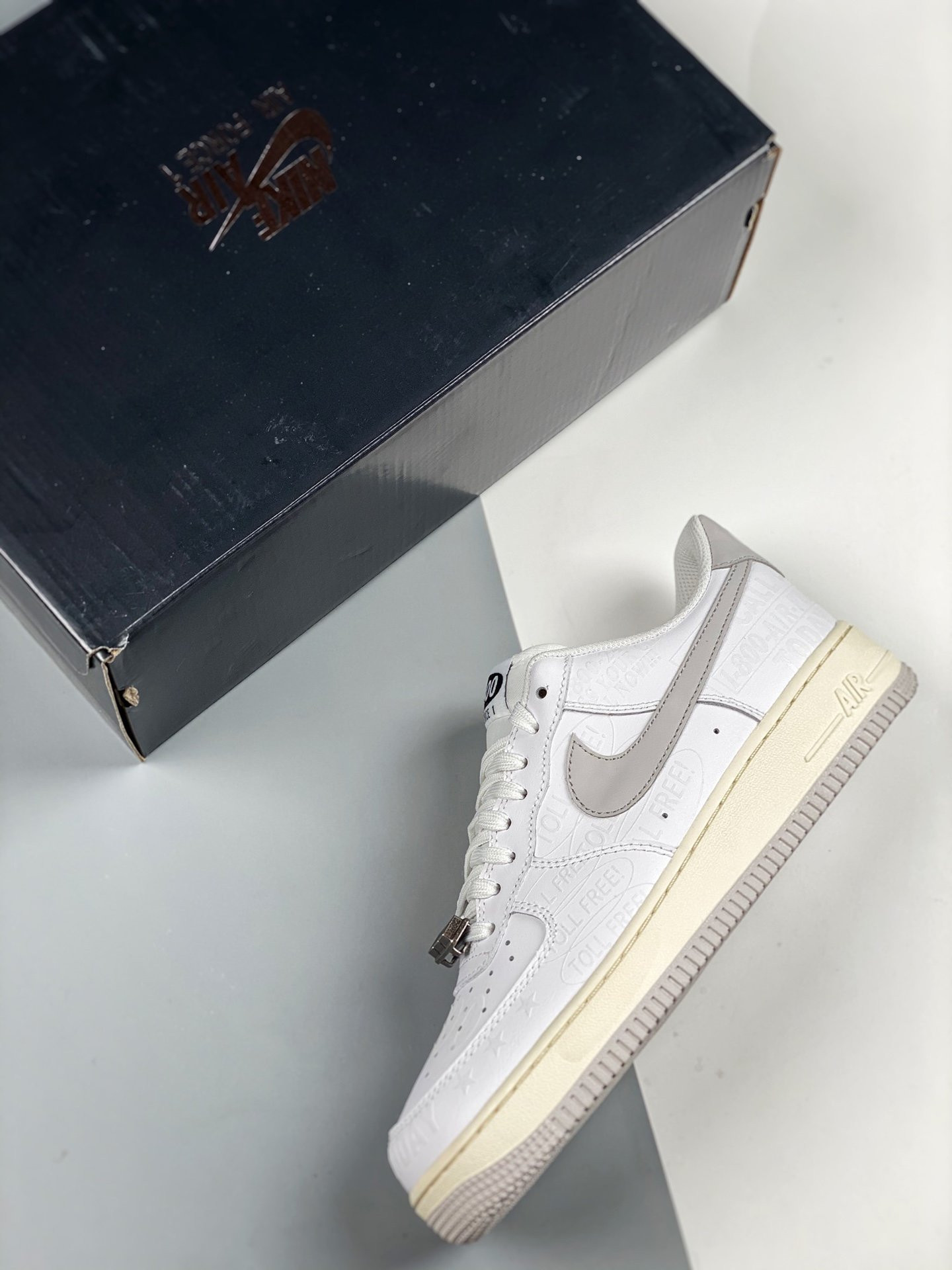 Nike Air Force 1 Low 1-800 White Vast Grey-Sail-Black For Sale