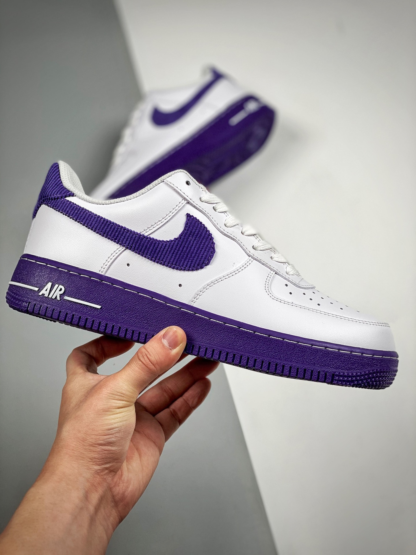 Nike Air Force 1 Low Sports Specialties White Purple DB0264-100 For Sale