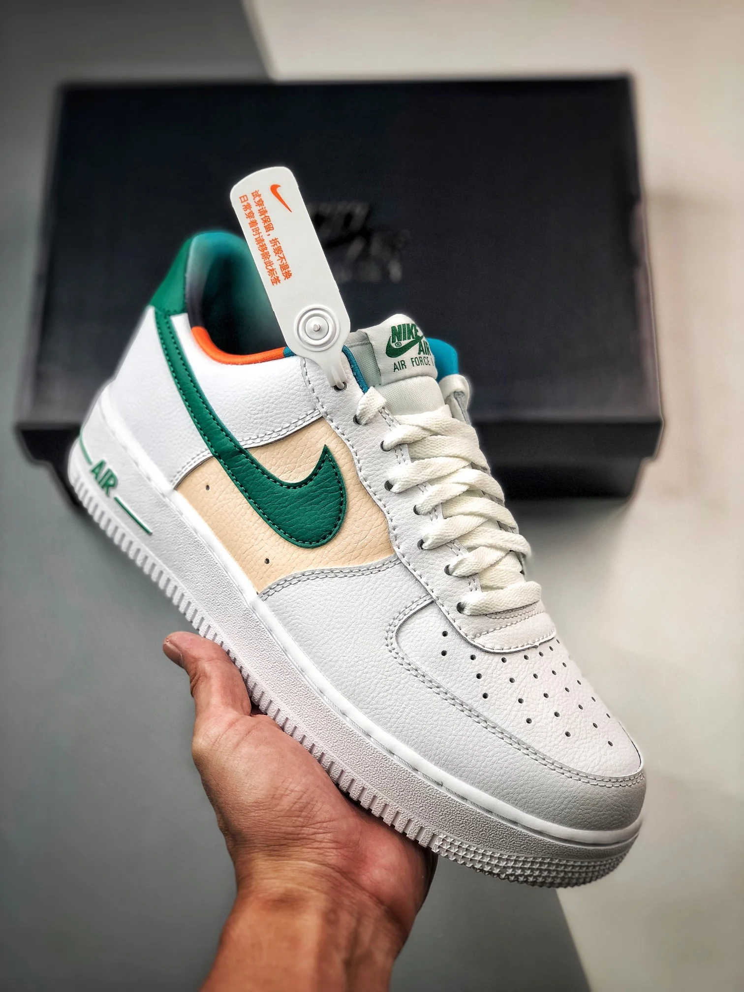 Nike Air Force 1 Low EMB White Malachite-Pearl White DM0109-100 For Sale