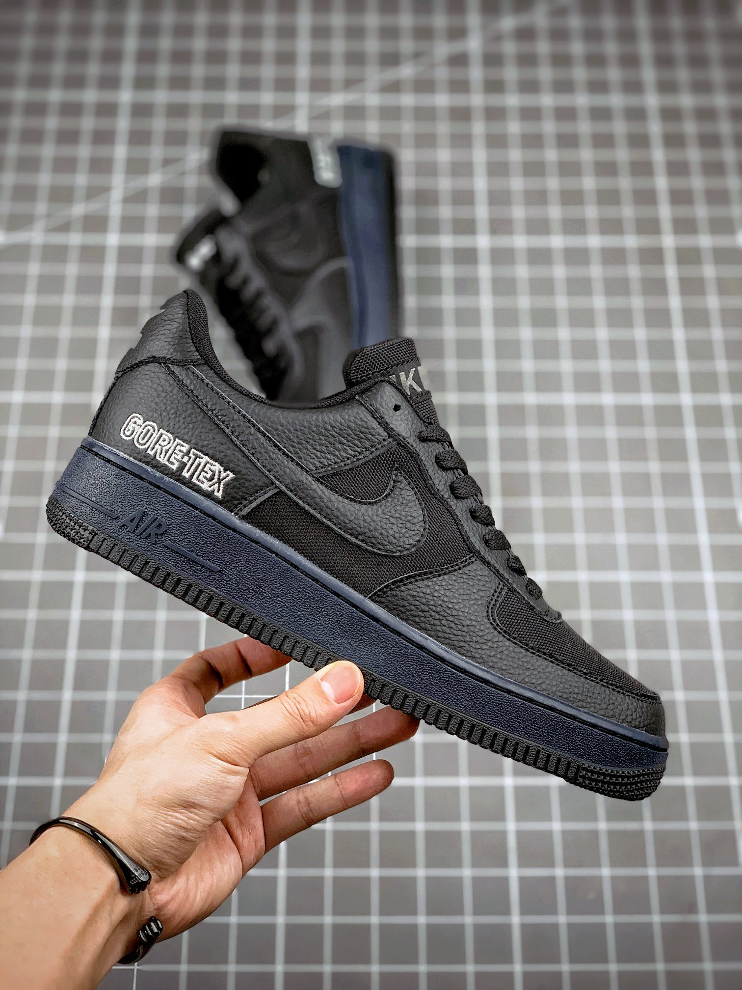 Nike Air Force 1 Low GORE-TEX Black Barely Grey For Sale