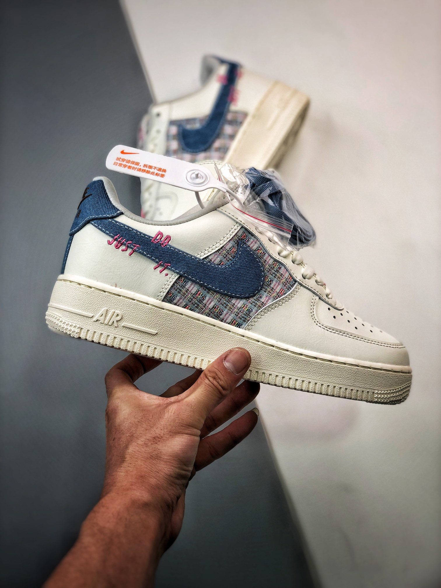 Nike Air Force 1 Low Just Do It Denim FJ7740-141