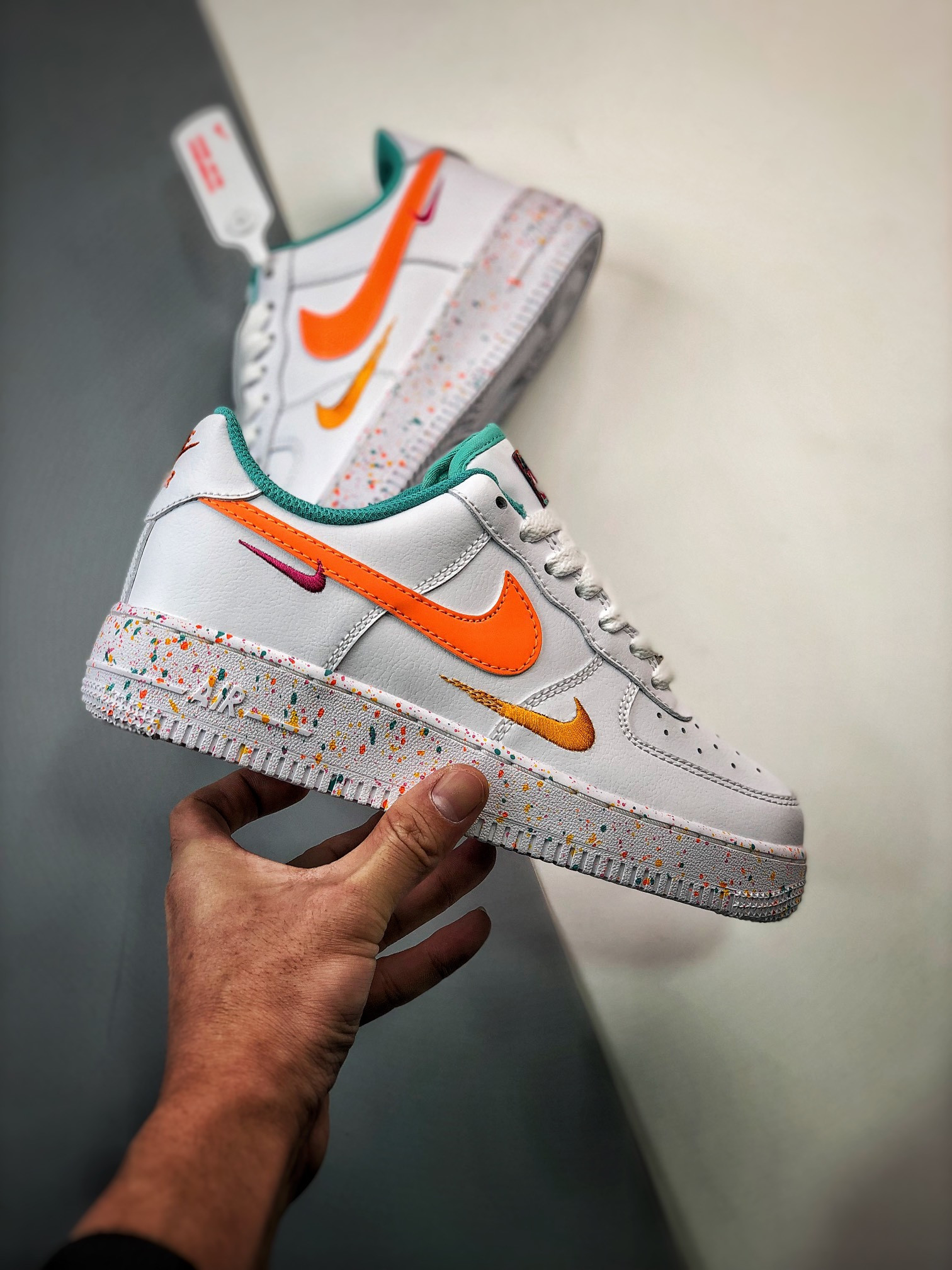 Nike Air Force 1 Low Multi-Color White Teal FD4626-181 For Sale