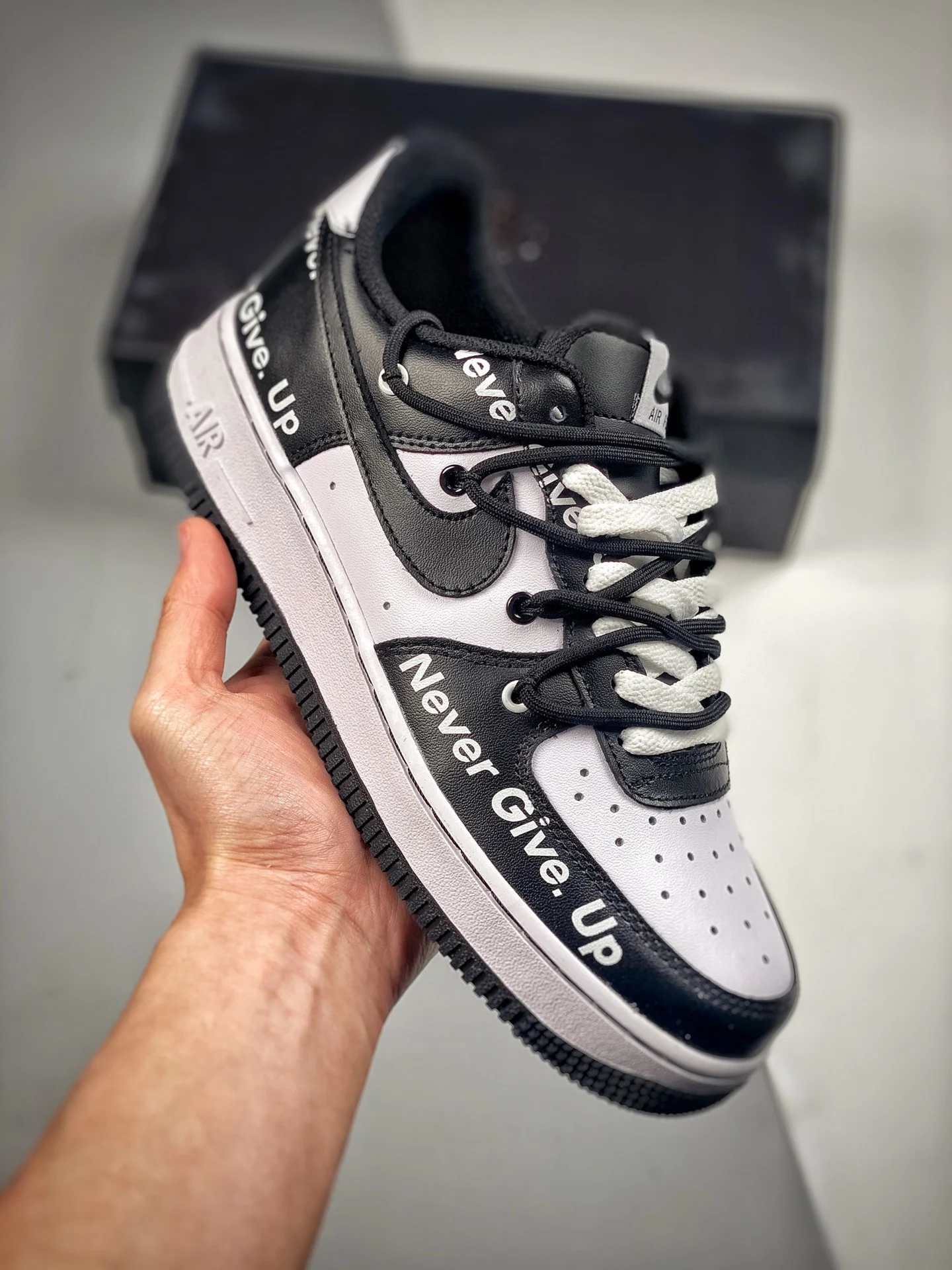 Nike Air Force 1 Low Never Give up Black White For Sale