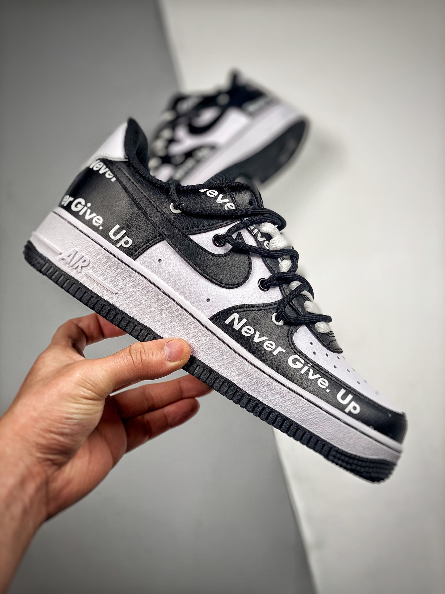 Nike Air Force 1 Low Never Give up Black White For Sale