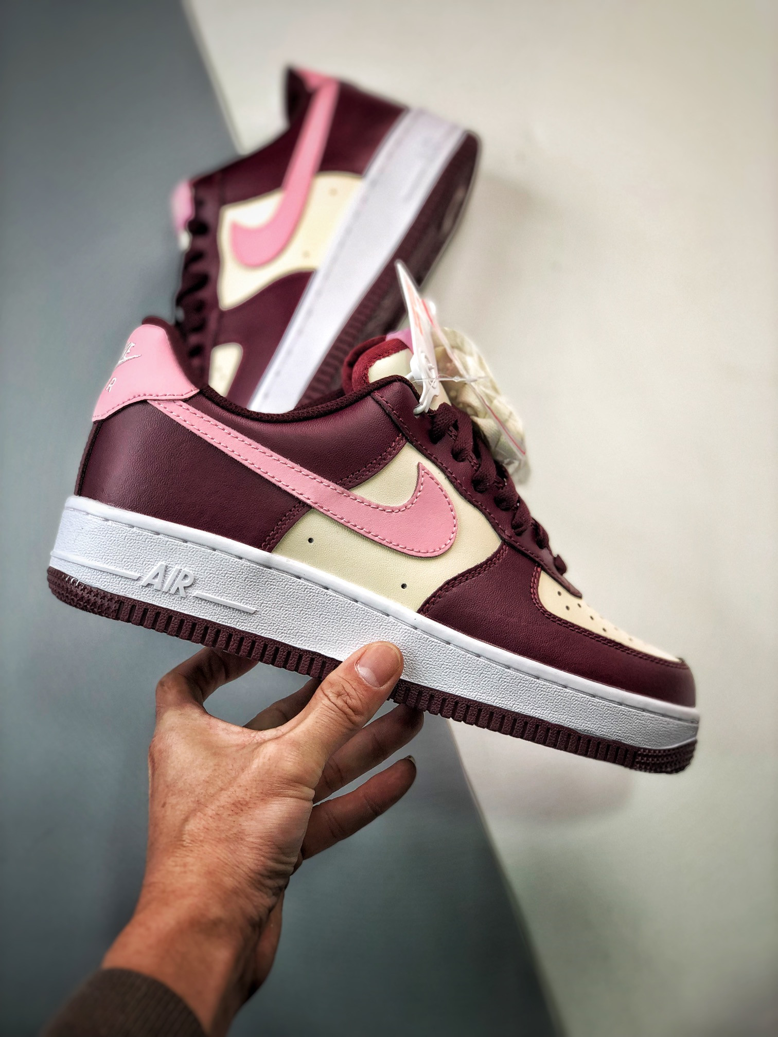 Nike Air Force 1 Low Valentines Day Maroon FD9925-161 For Sale