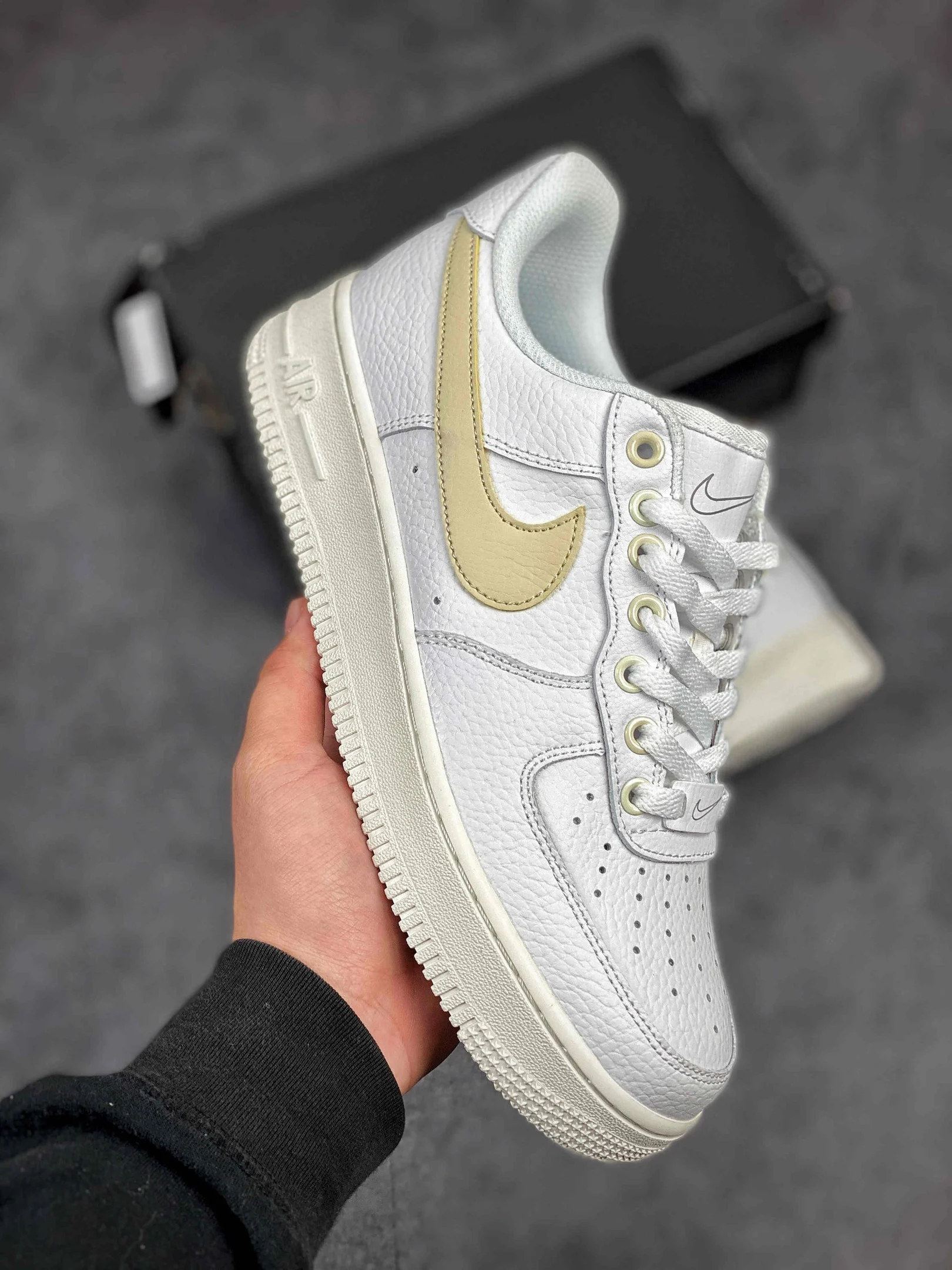 Nike Air Force 1 Low White Light Bone DC1162-100 For Sale