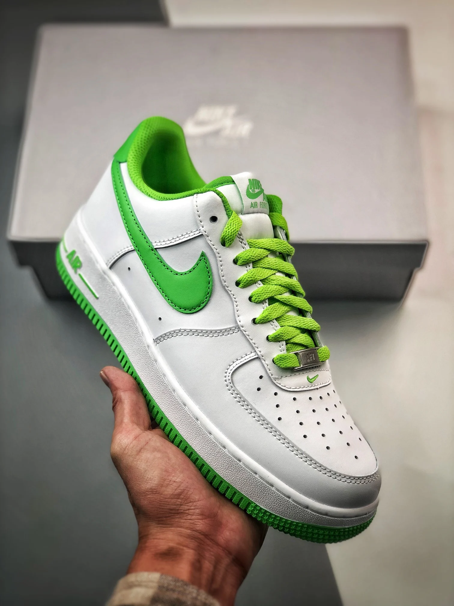 Nike Air Force 1 Low White and Green DH7561-105 For Sale