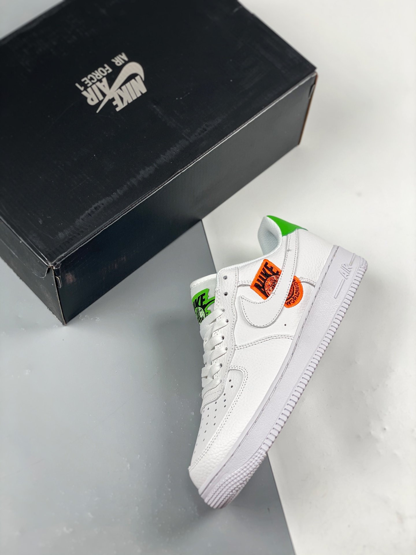 Nike Air Force 1 Low Worldwide White Dark Crimson-Green For Sale