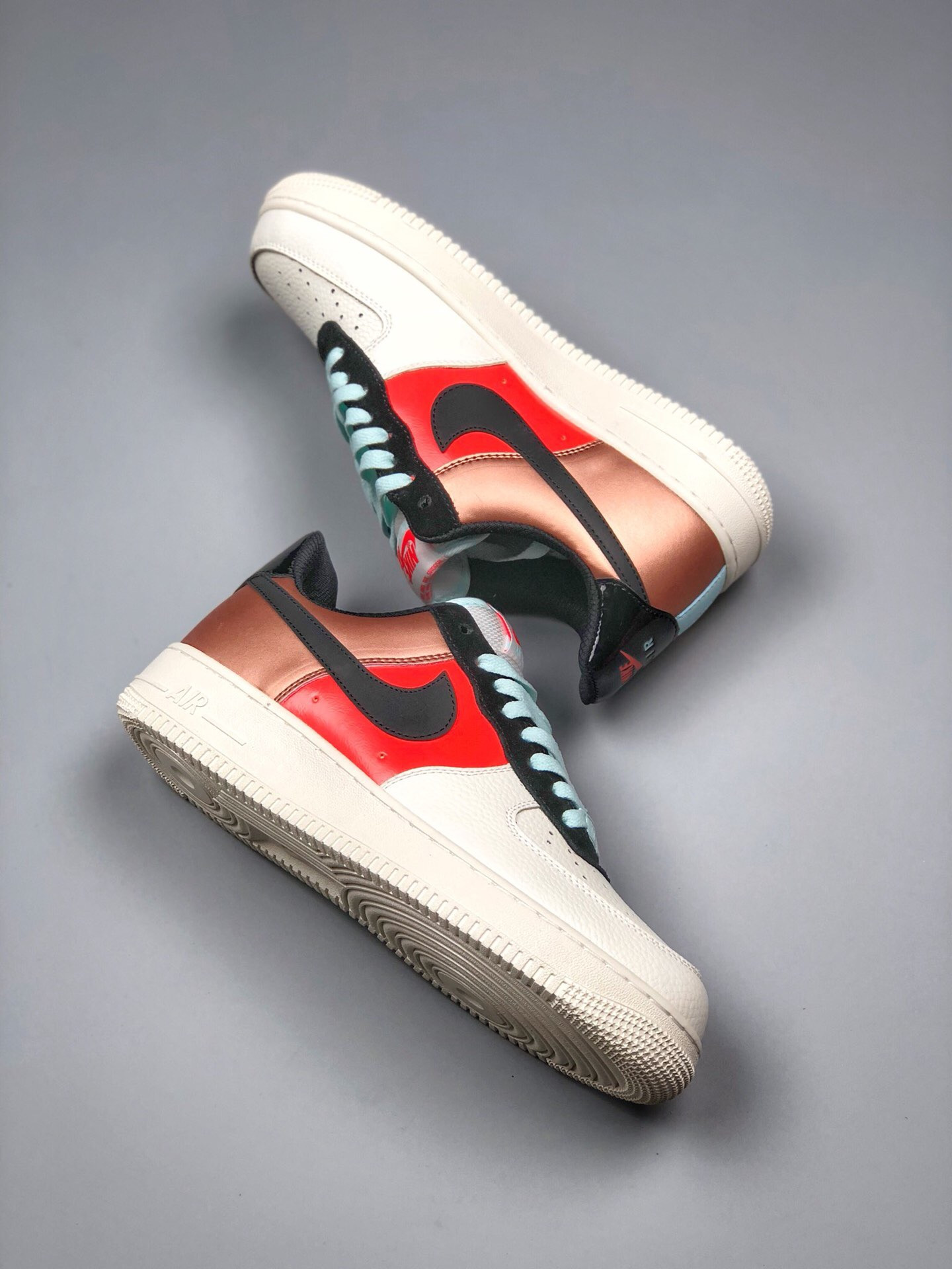 Nike Air Force 1 Metallic Red Bronze Black-Teal Tint For Sale