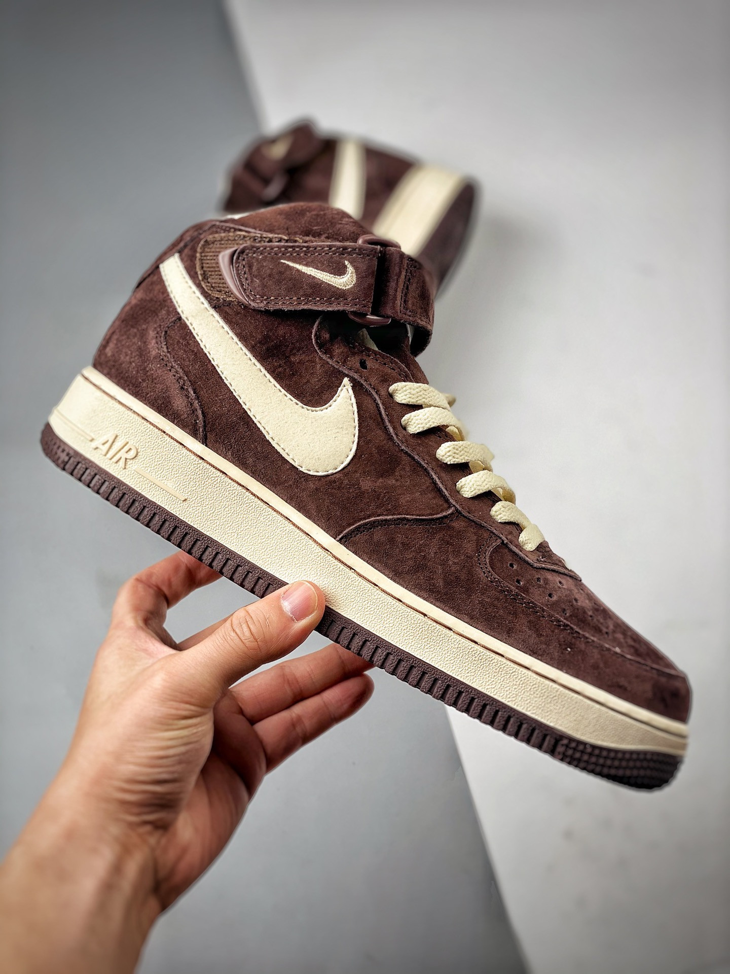 Nike Air Force 1 Mid QS Chocolate DM0107-200 For Sale