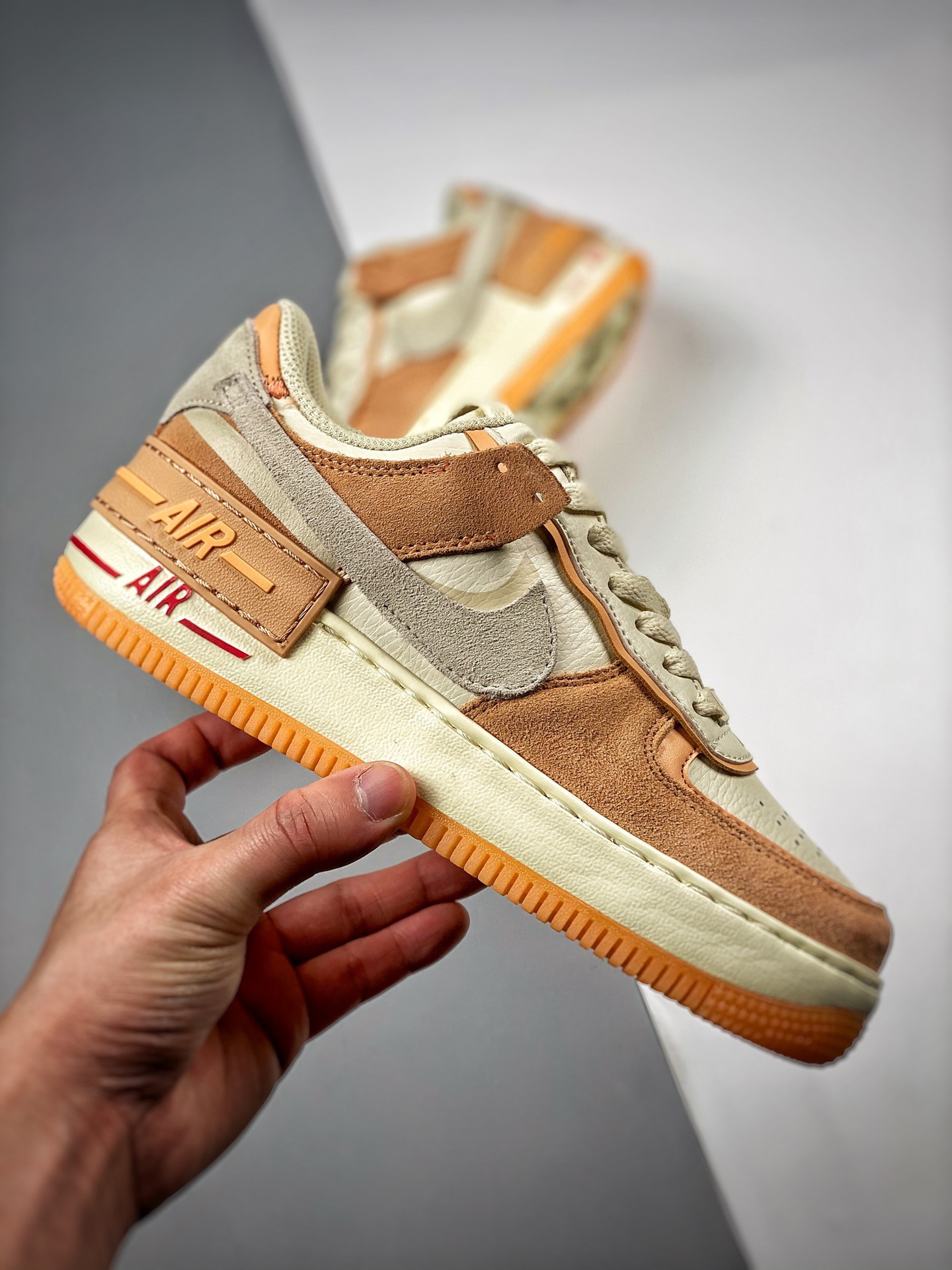 Nike Air Force 1 Shadow Sisterhood Cashmere Orange DM8157-700 For Sale