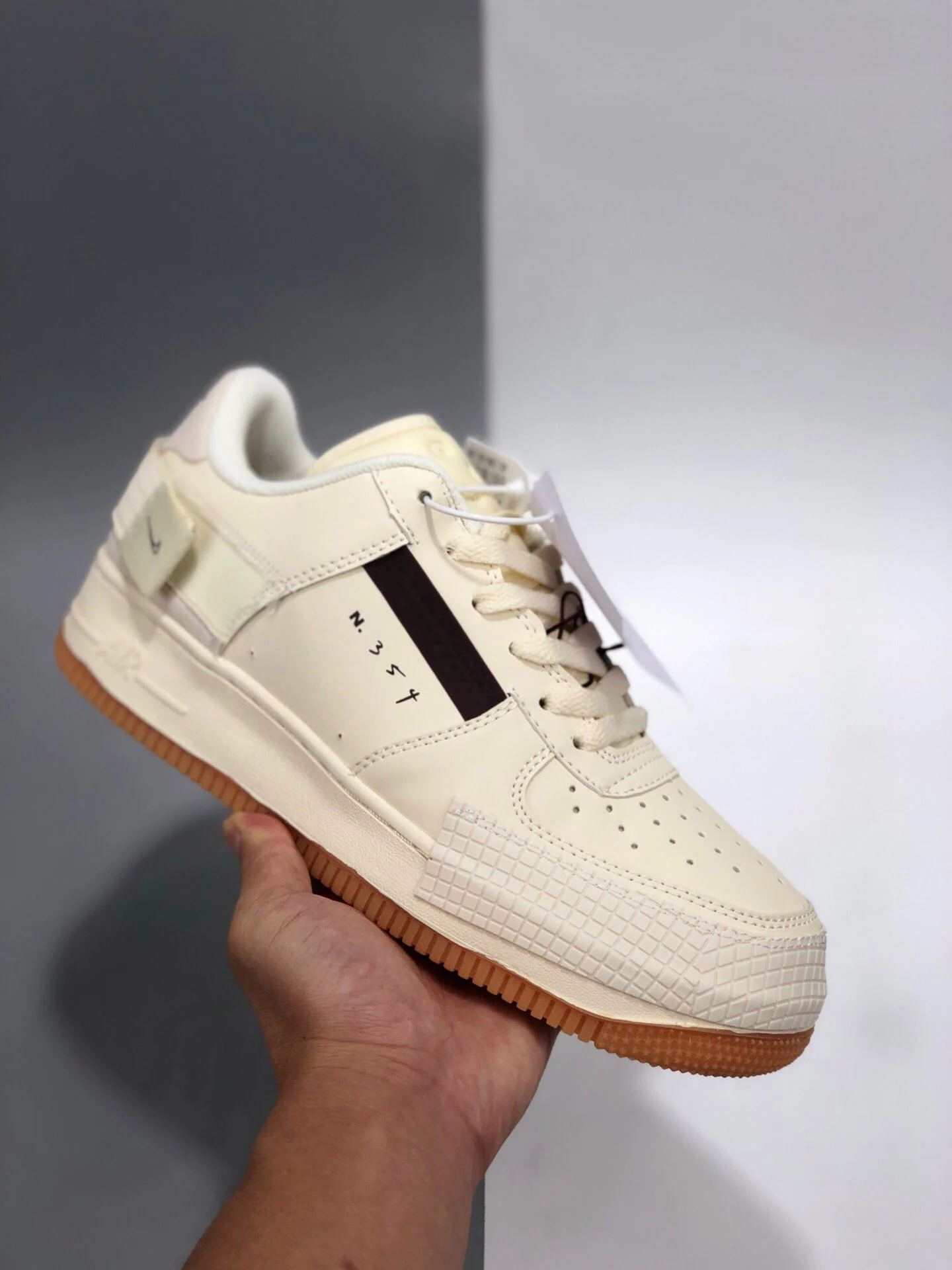 Nike Air Force 1 Type Sail Light Ivory-Earth Brown For Sale