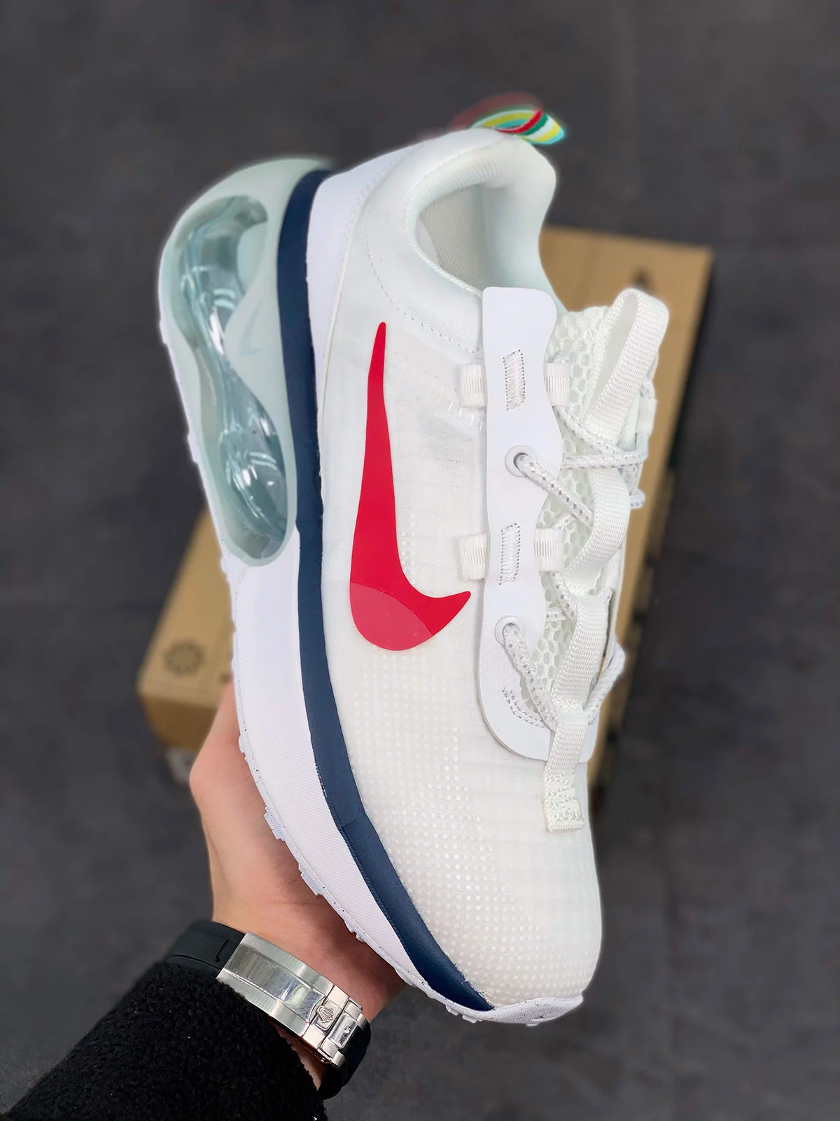 Nike Air Max 2021 White Thunder Blue DC9478-100 For Sale