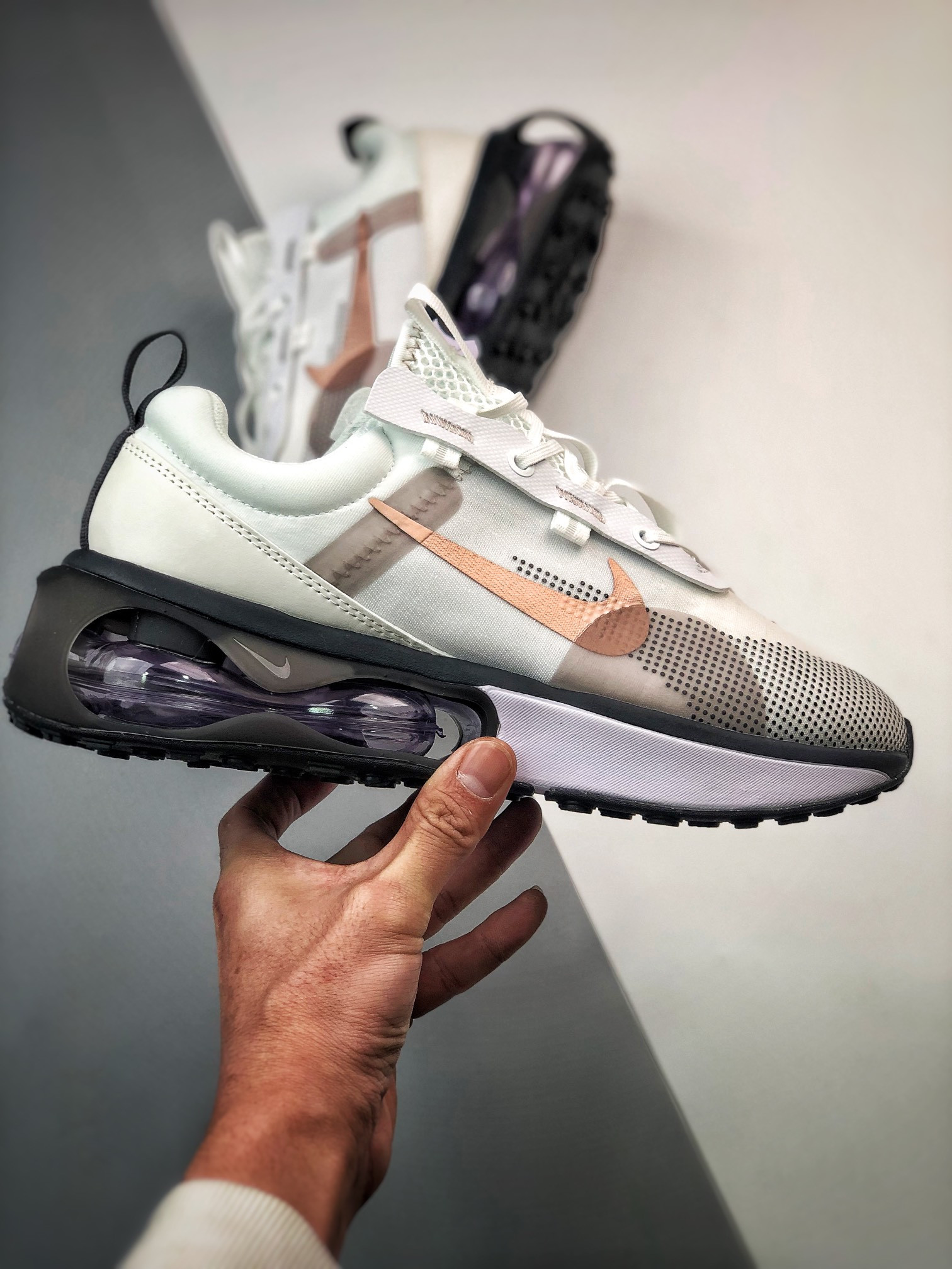 Nike Air Max 2021 White Metallic Red Bronze For Sale