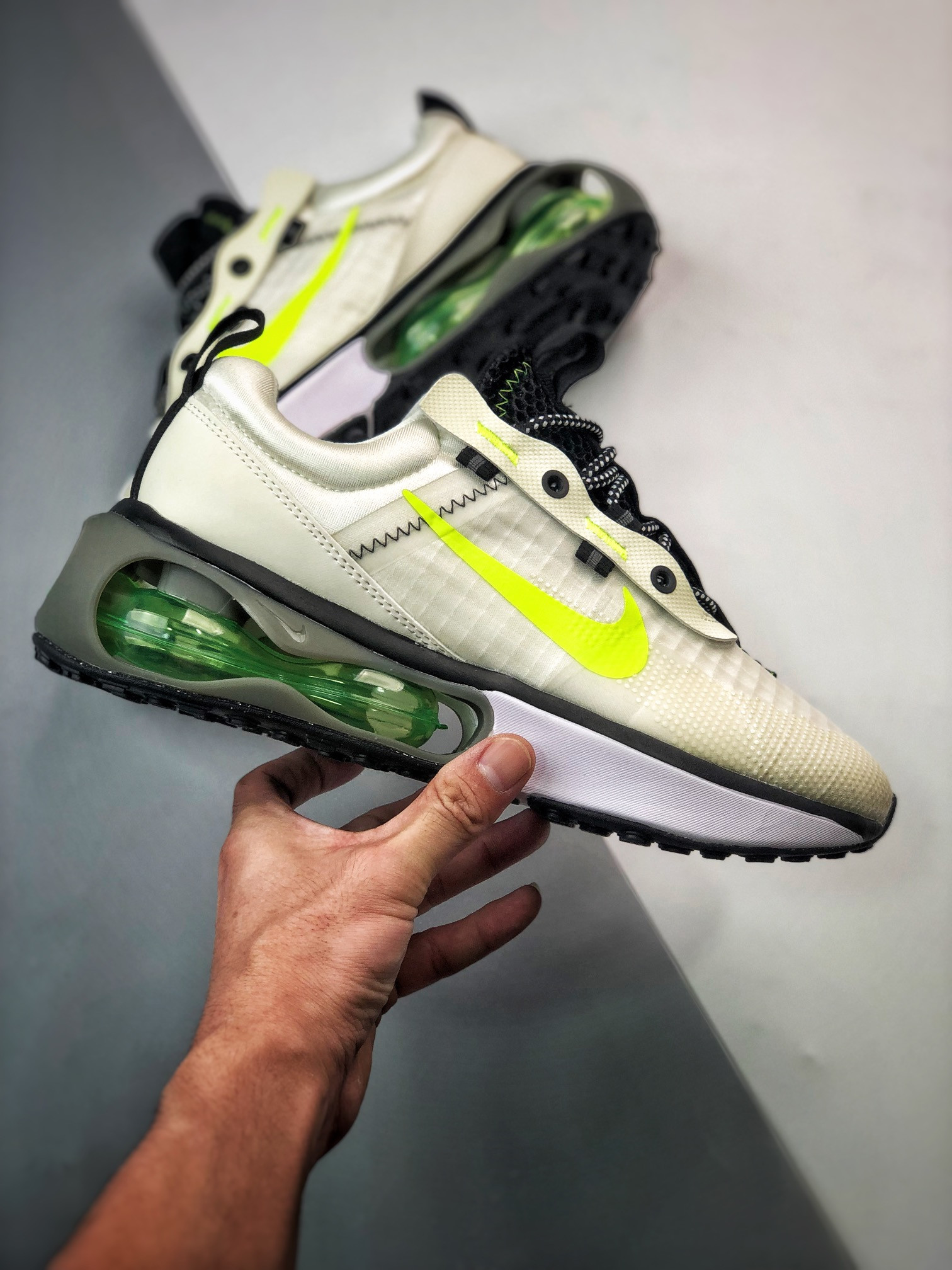 Nike Air Max 2021 White Volt-Black DH5134-100 For Sale