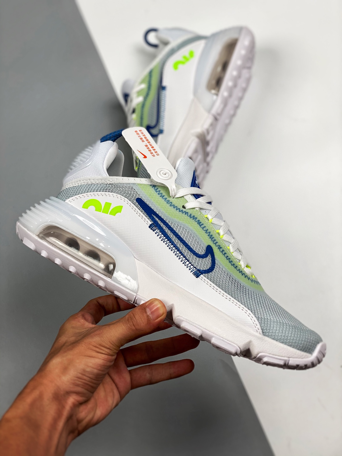 Nike Air Max 2090 Platinum Tint Blustery-White-Volt On Sale