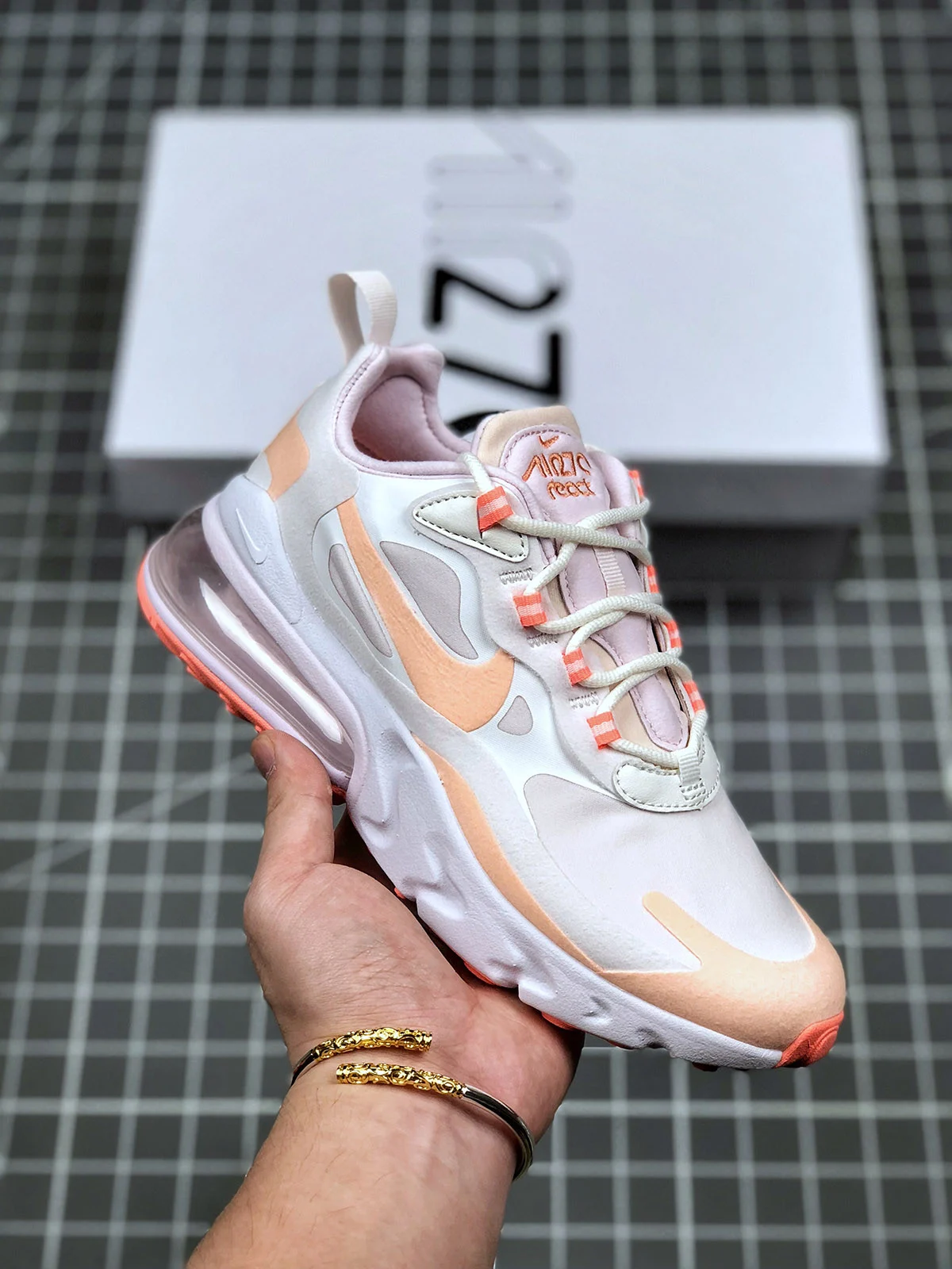 Nike Air Max 270 React Crimson Tint CJ0619-103 For Sale