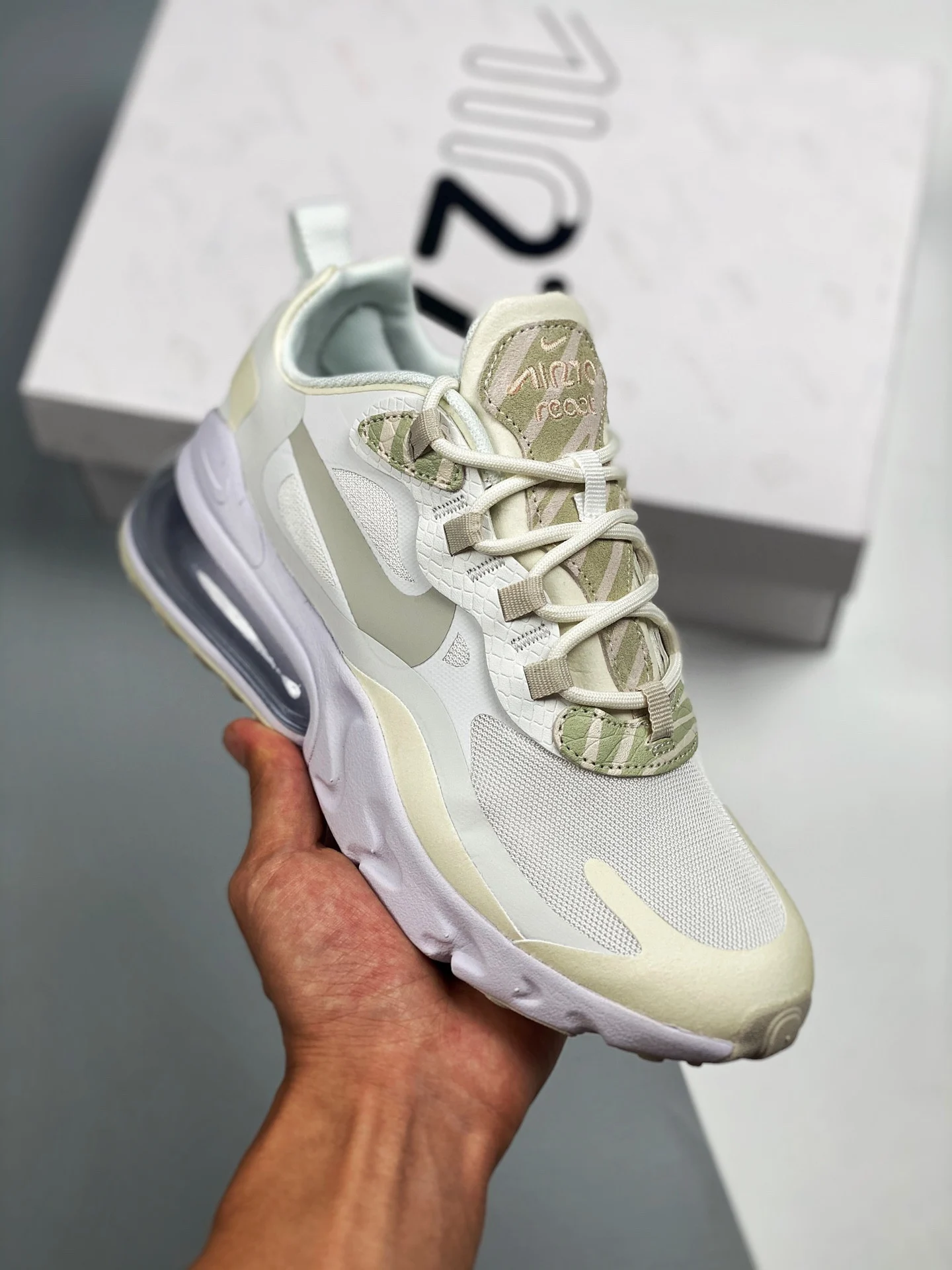 Nike Air Max 270 React Animal Prints CV8815-100 For Sale