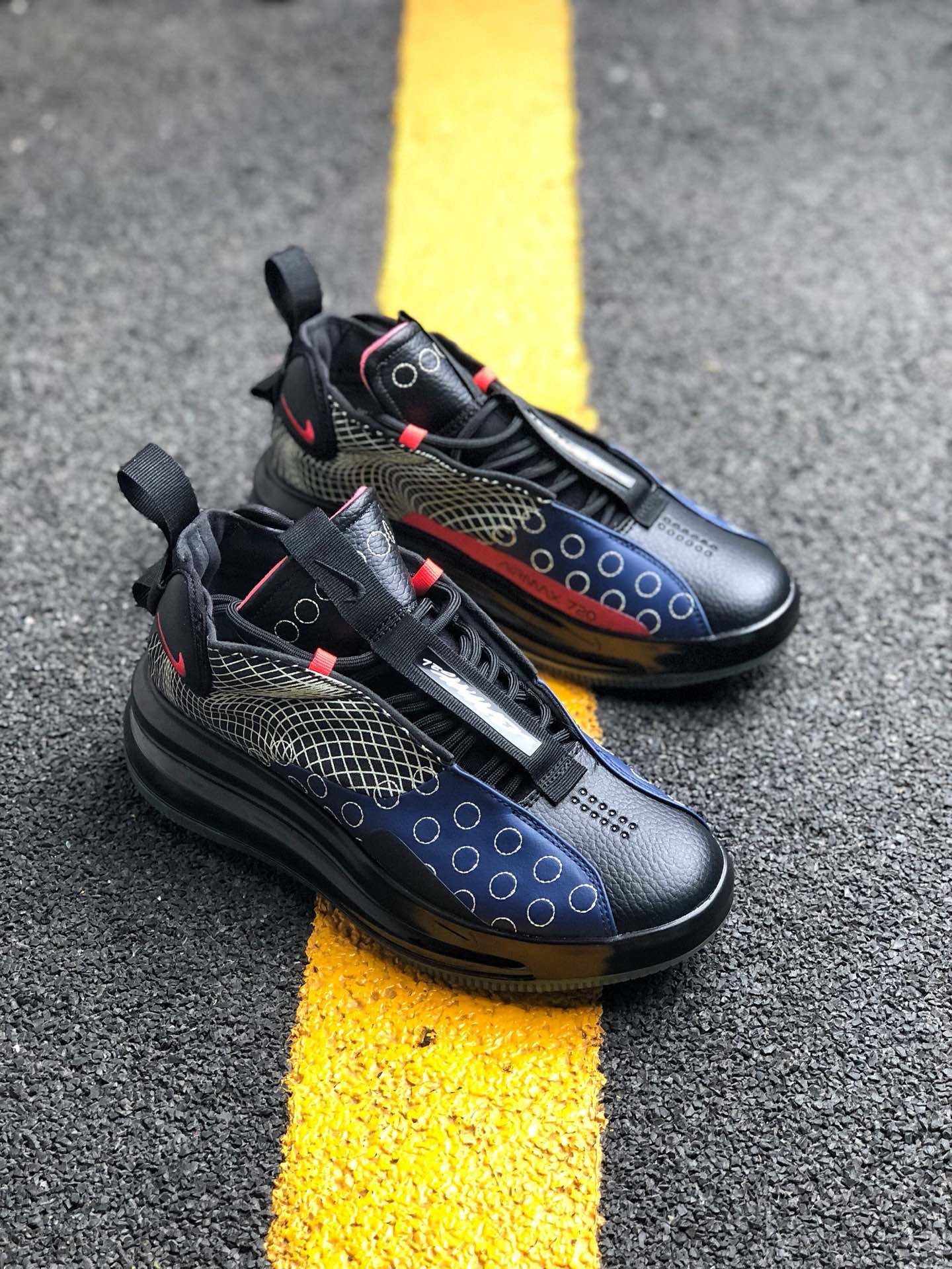 Nike Air Max 720 Waves Blue Void Red Orbit-Black BQ4430-400 For Sale