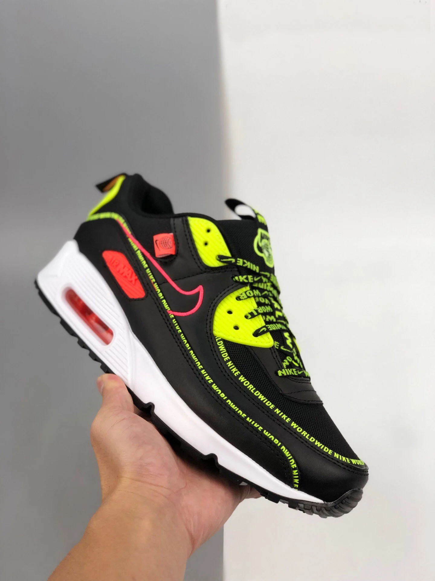 Nike Air Max 90 SE Worldwide Black For Sale