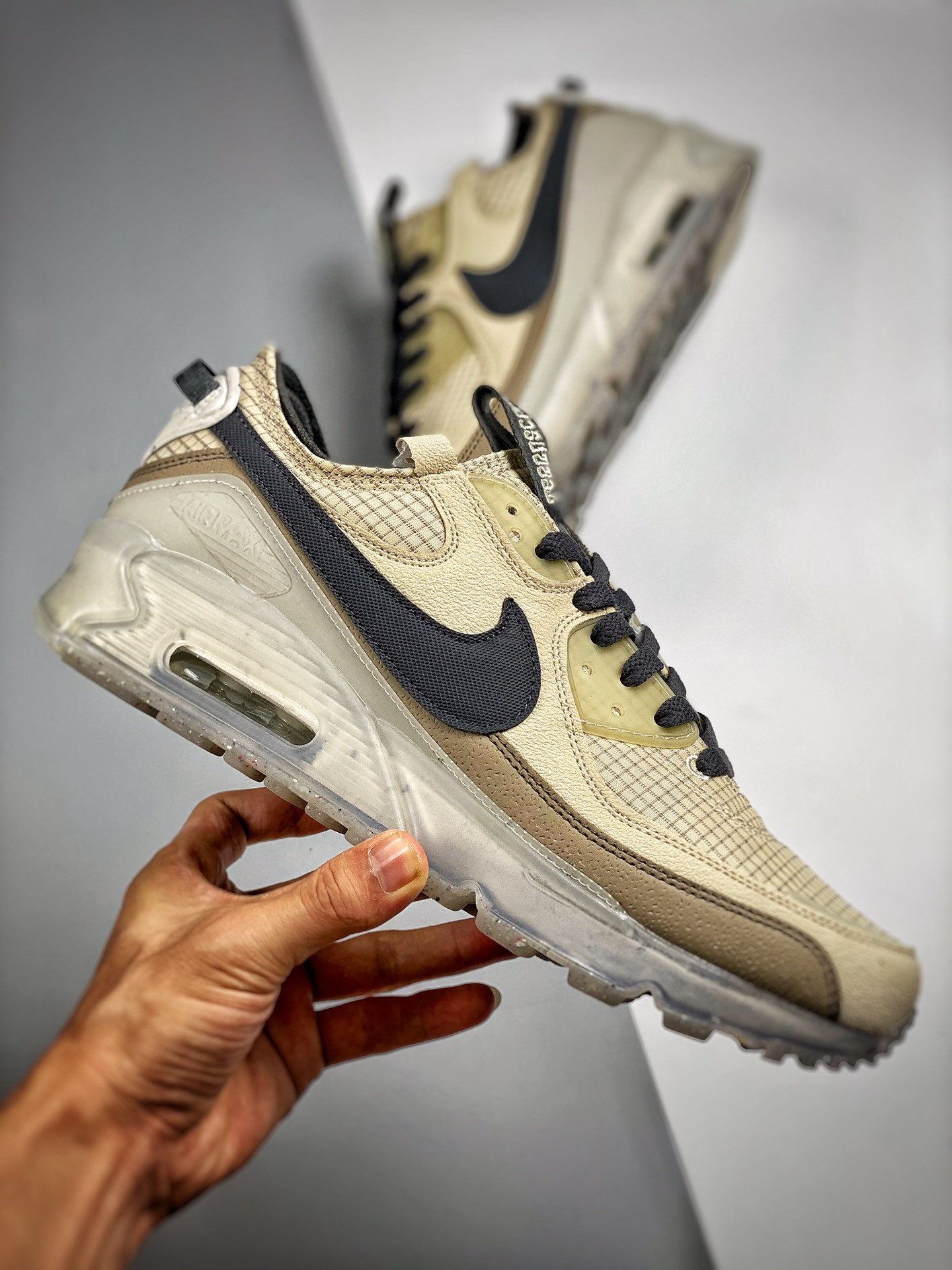 Nike Air Max 90 Terrascape Rattan Dark Smoke Grey-Khaki-Phantom For Sale